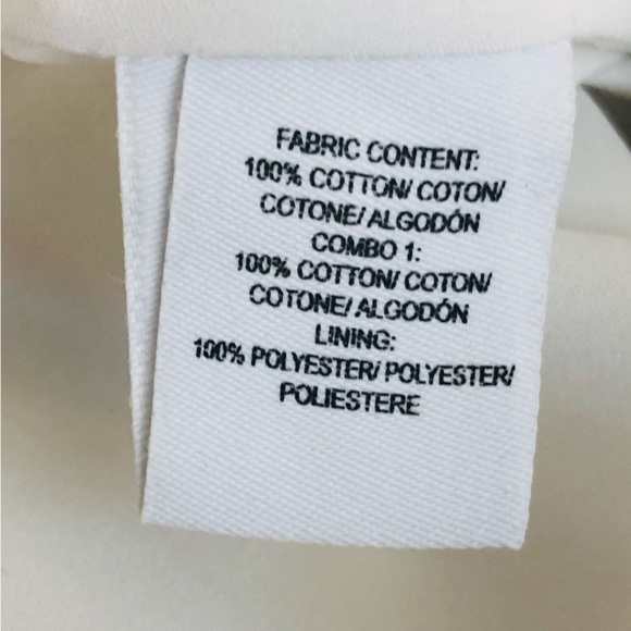 10 Crosby Derek Lam Layered Sleeveless Cotton Dress White Grey Knit 0 - Picture 9 of 9